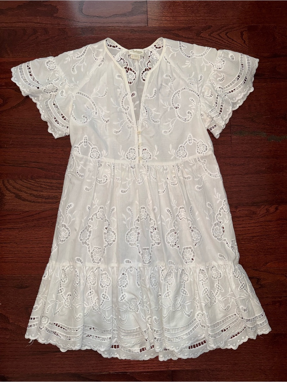 Shoshanna swimwear White Eyelet Cotton Coverup